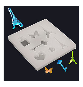 , Shoes & Accessories Heart Tower Butterfly Shape Silicone Mold