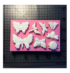 Butterfly And Insect 580 Silicone Mold 2