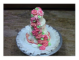 How To Make A Mini Wedding Cake DIY Cake Decorating YouTube