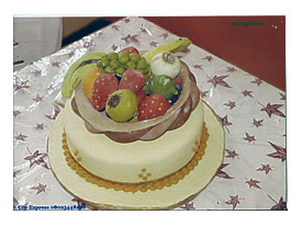 Cake Decorating Eliza Panorama Card
