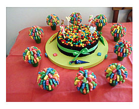 Candy Cake Para Un Baby Shower Manualidades Para Baby Shower