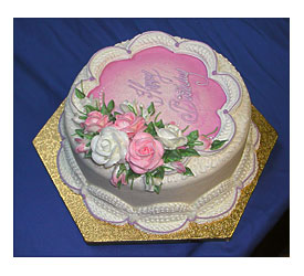 Buttercream Flower Sonround Cake Trendy