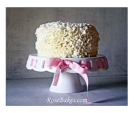 Messy Ruffles Cake Decorating Video Tutorial