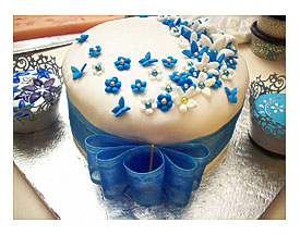 Fruit Cake Decorations Upon The Cake Decorating