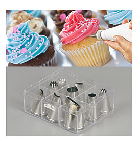 Extra Large Cupcake Icing Piping Nozzles Tips Box Set Cake Decorating