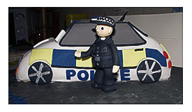 The Remotest Model Police Car (cake)