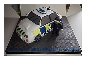 The Remotest Model Police Car (cake)