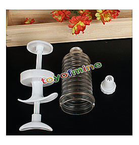 Details About Cake Decorating Kit With 8 Tips Nozzles Icing Syringe