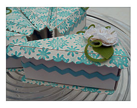 Crafting Ideas From Sizzix UK Cake Slice Favor Boxes