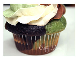 August 3, 2012 At 3153 × 2297 In Camouflage Cupcakes – Tutorial