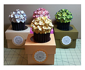 Paper Cupcakes And Cupcake Boxes