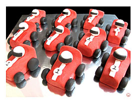 Some Racing Car Cupcake Toppers For Your Boy??