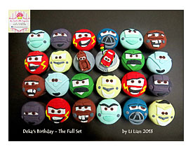 Displaying 17> Images For Disney Cars Cupcake Toppers