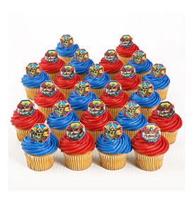 Bakery Crafts – 24 Cupcake Topper Rings, Transformers