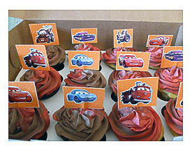 Cars Cupcakes