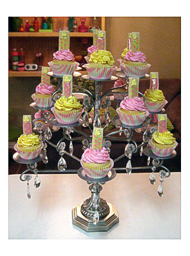 More Than Chocolate Chandelier Cupcake Stand