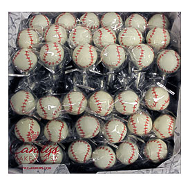 Baseball Cake Pop Box Candy's Cake Pops