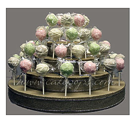 Custom Cake Pop Cake Display Cake Pops + Display Candy's Cake Pops