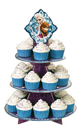 FROZEN WILTON PARTY SUPPLIES CUPCAKE STAND HOLDER HOLDS 24 CUPCAKES