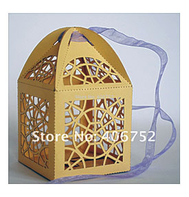 Free Shipping Cheap Cake Boxes,laser Cut Damask Favor Boxes The Size
