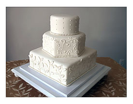 Small Simple Wedding Cakes Photo Cake