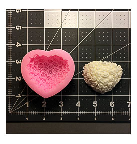 Home » Products » Silicone Molds » Heart Rose Bouquet Silicone Mold
