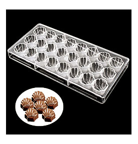 19 Types 3D DIY Polycarbonate Plastic Candy Mold Chocolate Mould Tray