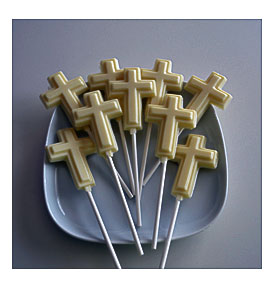 Cross Shaped Chocolate Lollipops By NicolesTreats On Etsy