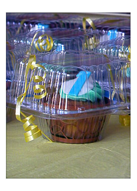 Each Of The Guests Were Able To Pick Up A "giraffe" Cupcake From Cat's
