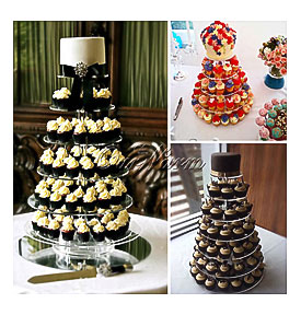 Clear Acrylic Cake Cupcake Stand Wedding Birthday Display Tower EBay