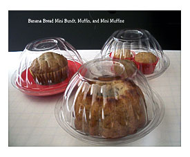 Clear Plastic Mini Bundt Cake Favor Box By JustaLittleFavorShop