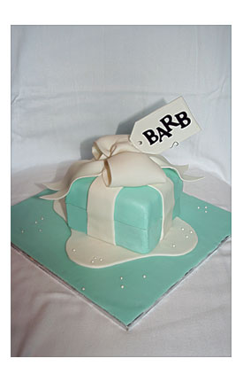 Tiffany & Co. Box Cake A Creative Mom