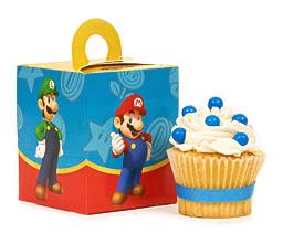 Super Mario Party Cupcake Boxes Multi Color One Size