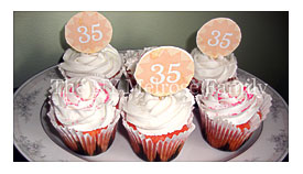35th Anniversary Cupcakes The Melrose Family