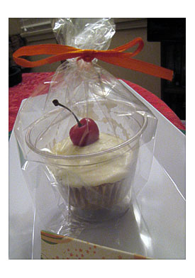 SmartyGirlHome Bake Sale Challenge Packaging Red Velvet Cupcakes