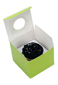 Home BAKERY PRODUCTS CUPCAKE BOXES CUPCAKE BOX – GREEN – WINDOW