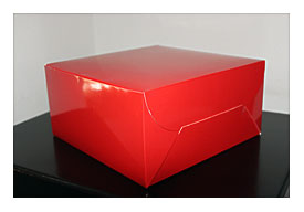 RELIABLE PACKAGING RED CAKE BOX For 1kg Cake