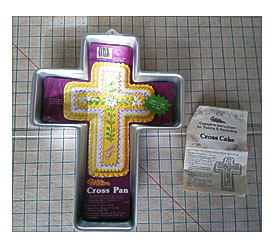 Wilton Cross Cake Pan With Color Insert And Instructions #502 2502