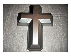 Details About Easter Cross Shape Cake Pan Baking Tin Wilton Religious