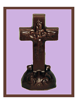 3oz Solid Chocolate Cross Stutz Candy Company