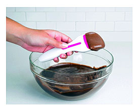 Tovolo Cupcake Scoop For Tidy Scooping Walkmat Table Placemat Slice TV