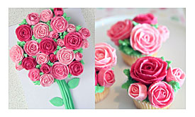Buttercream Roses Cupcake Bouquet CAKE STYLE & SIMPLY BAKINGS