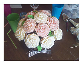 This Is The First Idea That I Had, It's Called A Cupcake Bouquet. The