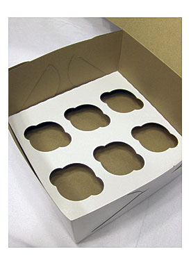 Size Bakery Box Will Also Accommodate The 6 Regular Cupcakes Insert