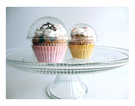 Cupcake Favor Boxes Clear Plastic Containers 24 By Scrapaper