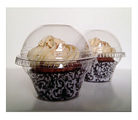 20 Crystal Clear Cupcake Favor Cups Boxes By CupcakePeddler