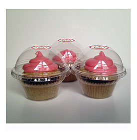 40 Clear Cupcake Favor Boxes Wedding Favor By CupcakePeddler