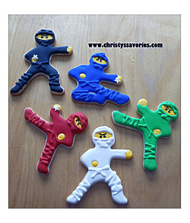 Christy's Savories Lego Ninjago Cupcakes & Cookies