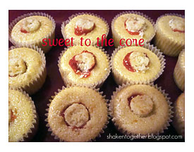 Fill Each Cupcake With The Strawberry Champagne Filling And Replace