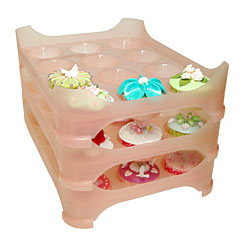 Pink Cupcake Courier Holds 36 Cupcakes Squires Kitchen Shop Cake